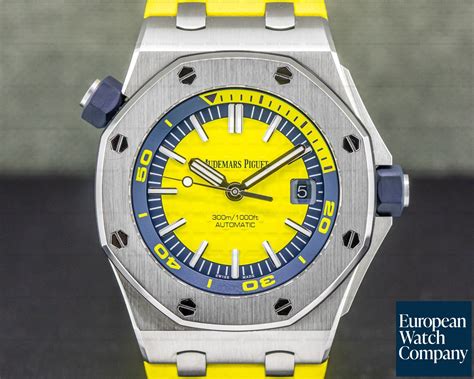 audemars piguet diver yellow|audemars offshore diver.